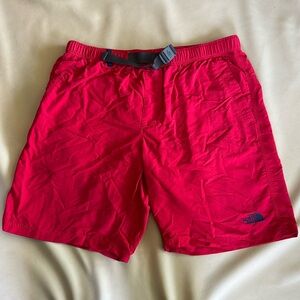 The North Face Men's Red Swim Shorts